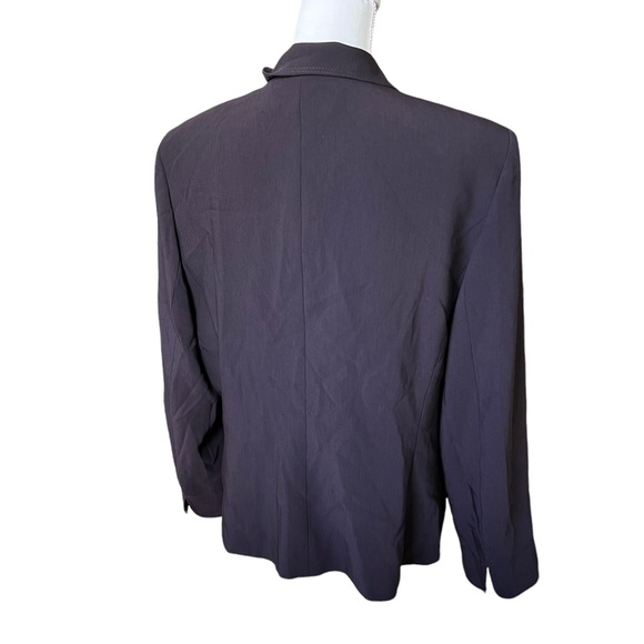 NWT kasper purple blazer suit jacket women size 18 career business professional - Picture 3 of 5